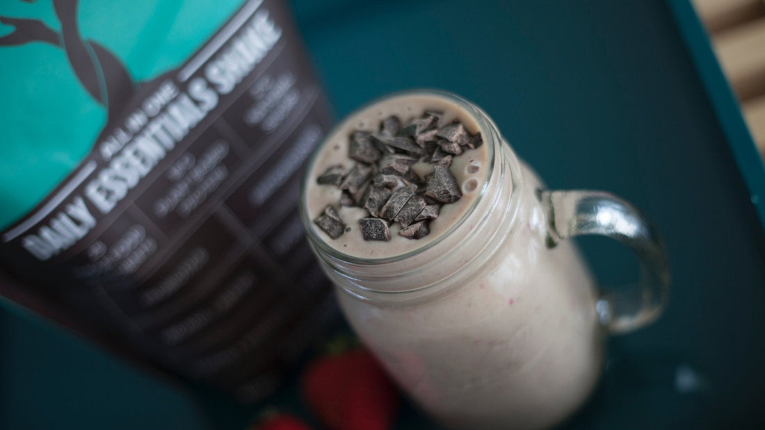 Man Drinking Protein Shake