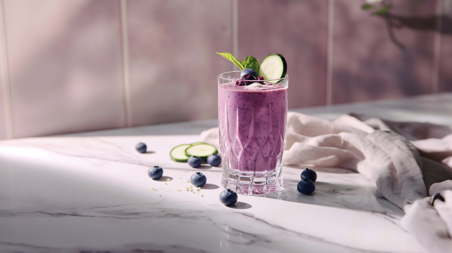 blueberry almond smoothie