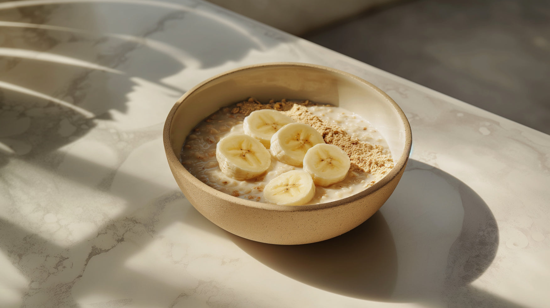 Banana Protein Oats for Breakfast - LyfeFuel