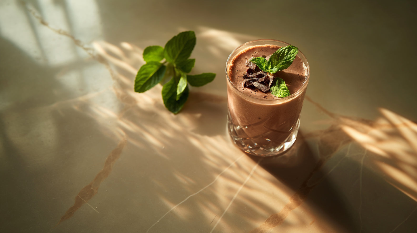 cacao mint julep smoothie