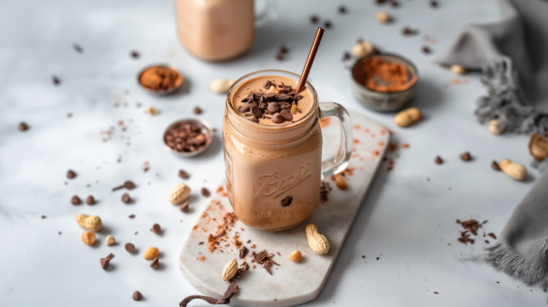 PB, Cacao & Banana Smoothie