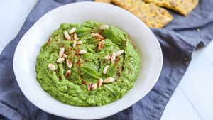 Protein Boosted Pea Guacomole