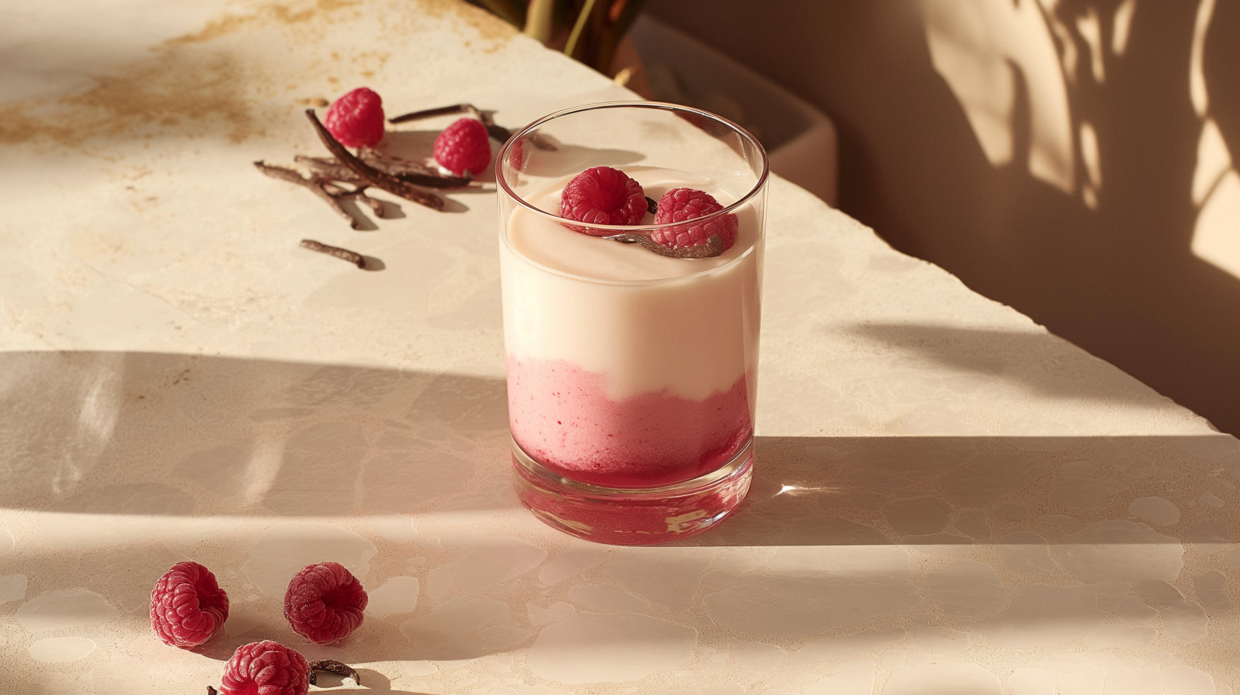 raspberry vanilla smoothie