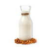 1 cup unsweetened almond milk(*)