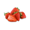 1/2 cup frozen strawberries