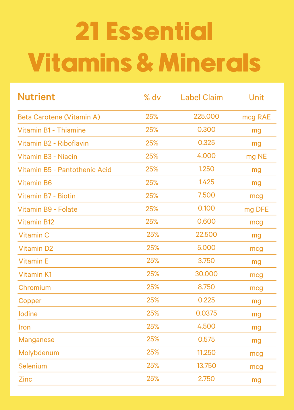 Supplement Facts